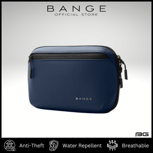 NEW ARRIVAL BANGE 6800 Electronics Storage Bag (25.518.59cm 3.5L 0.34kg) - Minimalist Design Multi-Compartment Storage Premium Water-Repellent Fabric Anti-Theft Design Quality Zipper 70° Opening for Easy Access Elastic Hoop Front Pocket