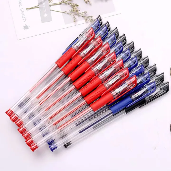 Bút Bi Bút Gel 0.5mm Cao Cấp Mực Đều - Bút Bi Nước Văn Phòng - Bút Bi Đen, Xanh, Đỏ, Bút Viết Luyện Chữ Đẹp | Lazada Việt Nam