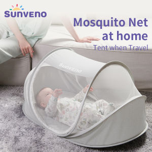Sunveno Baby Mosquito Net Instant Pop Up Baby Crib Netting New Born Baby Net Anti Mosquito for Outdoor Beach HikingTraveling