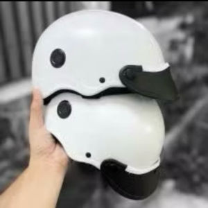 DANSHOP Thời Trang - An Toàn Mũ Bảo Hiểm Nửa Đầu 1/2 Sơn Nhám Có Lỗ Thông Gió Freesize Cho Nam Nữ