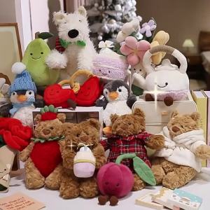 jellycat Plush Toy Doll Birthday Gift Little Curly Hair Wedding Toss Bed Doll Plush Toy Wholesale