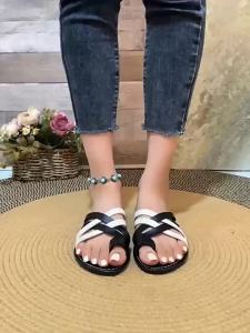 [Free Shipping] Flat-Soled Slip-On Casual WomenS Sandals