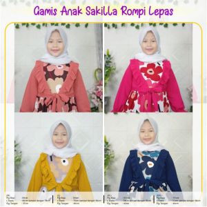 IYAMA 615 Gamis Anak Sakilla Rompi Menyatu