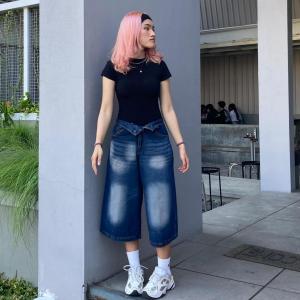 Jort pants jeans pria wanita 3/4 pants