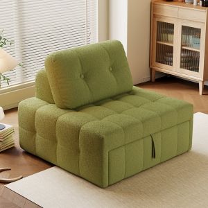 CraftedLiving SG-Foldable Sofa Bed 2-in-1 Multifunctional Single Convertible Couch for Small Living Room Popular Pull-Out Extendable Bed