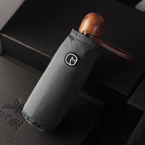 LORDWEY & OLYCAT New Mini Umbrella Women Kids and Men Umbrella Pocket Umbrella Wood Handle Umbrella Windproof Uv Folding Umbrella
