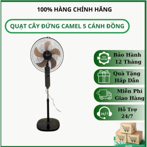 Quạt Cây Đứng Camel 5 Cánh FS-45 _ Cánh đồng SIÊU MÁT Bảo Hành 12 Tháng