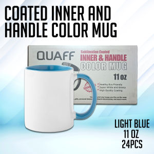 Quaff Coated Inner and Handle Color Mugs 11oz  ( 24pcs/Box )