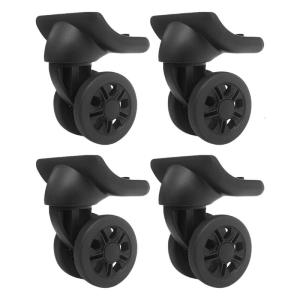 4 Pieces Practical Luggage Wheels Replacement Accesories for Extended Suitcase Lifespan Easy Installation and Removal