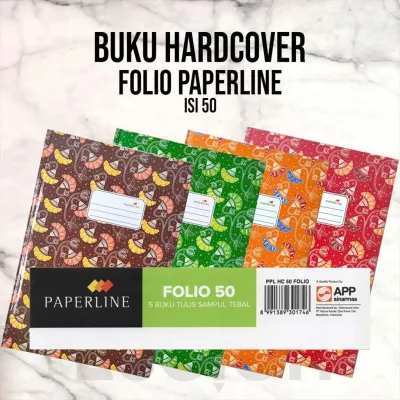Buku Tulis Hardcover Folio Paperline 50lembar