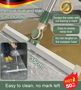 【1/2/3PCS】Remove dust and stain 5-in-1 functionmagic broom sweeper Bathroom sweeping and glass scraping