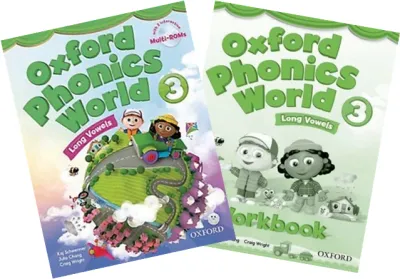 Bộ sách Oxford Phonics World 12345 Student Book và Workbook