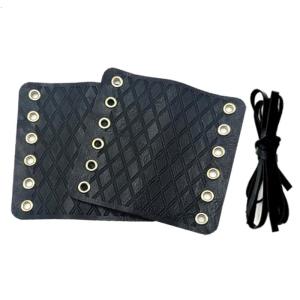 Vintage Leather Bike Handle Grips Universals Nonslip Comfortable Grip Handlebar Cover for Electric Bikes Scooters