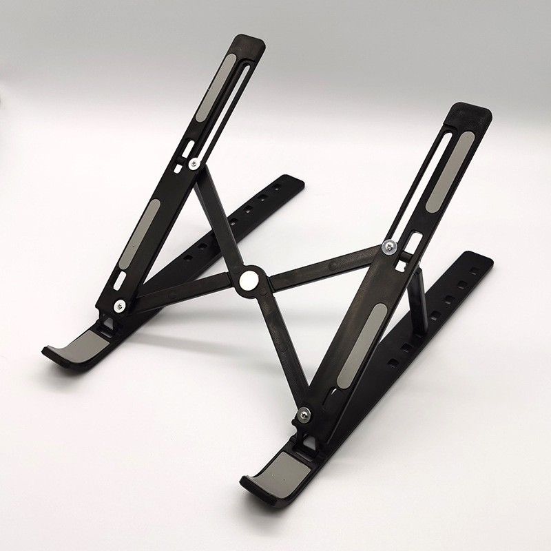 Suporte portátil ajustável para laptop, antiderrapante, com sistema de resfriamento, para computador, notebook, iPad e desktop.
_voghion.com