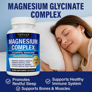 Magnesium Glycinate Complex Capsules Magnesium Supplement With Vitamin Heart Health Relaxation Function Vegan Capsules