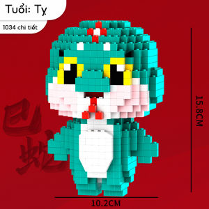 Mô hình lắp ráp nhân vật con giáp size lớn 3D 12 con giáp 12 Cung hoàng đạo Pokemon Doremon Siêu anh hùng Ironman Superman Thu nhỏ Cute Dễ thương Giá rẻ Đồ chơi lắp ráp xếp hình trẻ em thông minh phát triển trí tuệ cho bé trai bé gái
