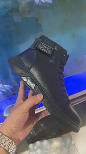 Dr. Martens Mens Autumn and Winter High-Top Casual Trendy All-Match British Style Work Shoes Comfortable Platform Cotton-Padded Shoes with Velvet