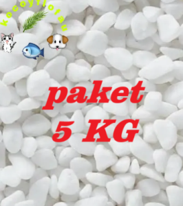 Murah 5 KG Batu putih salju batu italy dekorasi aquarium dan taman