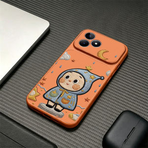 Case for Realme C53 c51 c51s NARZO N53 NOTE 50 5G phone casing Softcase Silicone shockproof Cover new design aesthetic Cute cartoon orange for girls KNCXX1