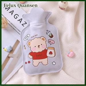 Eelux 1PC Kawaii 350ml sang trọng tay ấm hơn dễ thương phim hoạt hình cô gái trái tim Y2K Carry-on nước đầy túi nước nóng giữ ấm