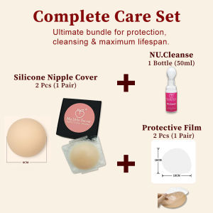 My Little Secret Reusable Silicone Nipple Covers Skin-Safe Invisible Nipple Cover Sticker Putting Tape Patch For Men Women 胸贴 防凸点