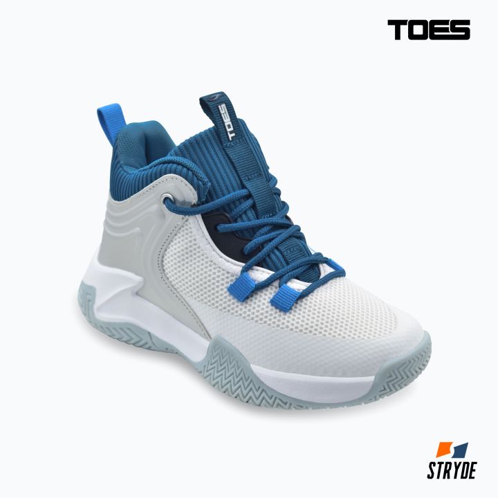 Toes Kids Footwear Basketball Shoes for Kids Boys Drooler White Blue Lazada PH