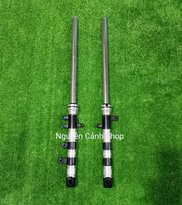 Phuộc trước phay thái xe Raider Fi 150 màu trắng đen