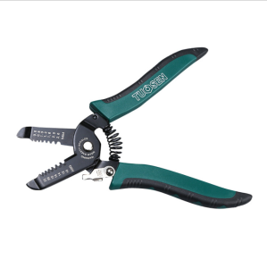 คีมตัดสายไฟ TUOSEN - คีมย้ำสายไฟ คีมเข้าหัว คีมปากแบน 1ชิ้น