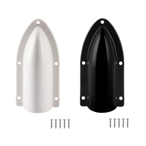 Marine Cable Vent Cover Easy Installation Clam Shell Vent Cover Clamshell Vent with Mounting Screws for Boats Yacht