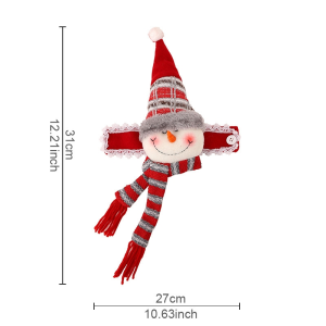 Christmas Curtain Buckle Originality Santa Claus Doll Window Curtain Ring Home Room Decoration