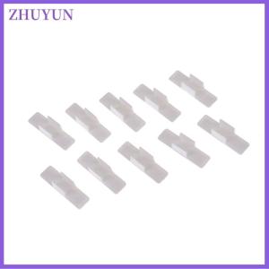 ZHUYUN 10pcs New Selfadhesive Pen Holder Pencil Clip Holder Desktop Fixed Pen Case