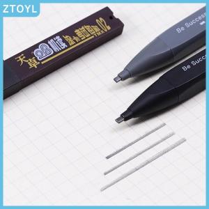 ZTOYL Thick Flat Head Mechanical Pencil Drawing 2B with Refills Pencil Office Supplies Writing Automatic Office School Supplies