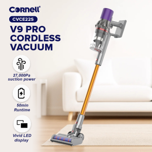 Cornell V9 Cordless Vacuum Powerful 27000Pa Handheld Vacuum Cleaner with LED Display