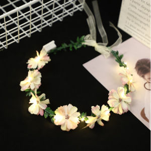 Forest Series Flower Wreath Headdress Wedding Adult Children Bride Veil Hair Accessories Fashion Single Product Djustable