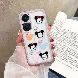 Case OPPO Reno10 Reno10 Pro Reno10 Pro+ 5G New 2023 Cute Catoon Mouse Pattern Transparent Soft Silicone Phone Casing OPPO Reno 10 Pro 5G Cover Case