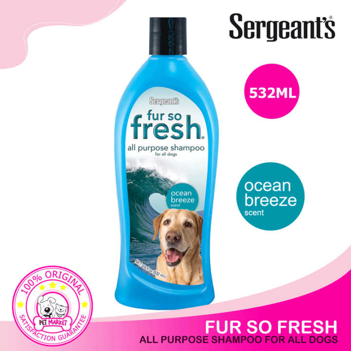 Sergeant's Fur So Fresh All Purpose Shampoo for All Dogs - Ocean Breeze ...