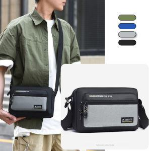 กระเป๋าสะพายข้างผู้ชาย 2025 วัสดุออกซ์ฟอร์ดทนทาน ดีไซน์หรูหราเหมาะกับทุกโอกาส