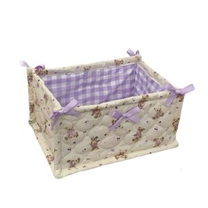 Giỏ vải cotton đựng bông chắc chắn để tổ chức bàn làm việc trong nhà văn phòng vật tư và ký túc xá sử dụng hàng ngày