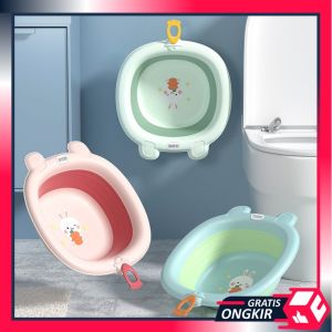 Baskom Lipat Baby Rabbit Foldable Baby Wash Basin