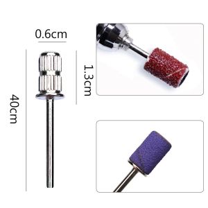 Nail Art Sand Ring Bearing Manicure Tool 8.0mm Grinding Nail Removal Dead Skin Polishing Head Accessories 砂圈轴承美甲工具转轴芯打磨头