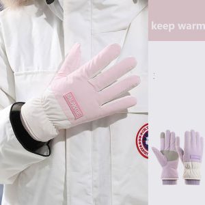 CAEDU Warm Winter Women Gloves Breathable Thickened Ladies Mitten Elegant Touchscreen Bicycle Touch Screen Gloves Outdoor Sports