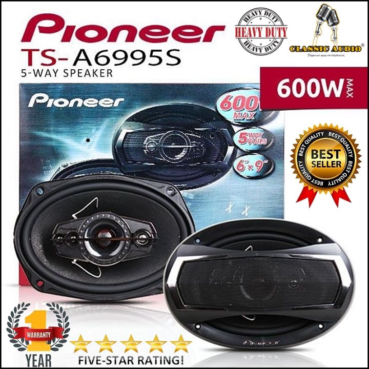 Pioneer TS-A6996S 6X9 inches HD Car Speaker Pair/Set Car Stereo Audio ...