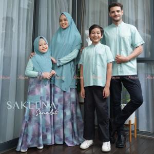 ORIGINAL SAKEENA Sarimbit Keluarga by Rayna WARNA TOSCA - Ray.Na