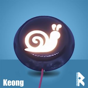 Logo LED Emblem Menyala Lampu Motor LED emblem motor universal lampu stop motor lampu sein motor lampu variasi NightRider Emblem Led Solusi Canggih untuk Membuat Logo Motor Terlihat Lebih Keren logo Keong