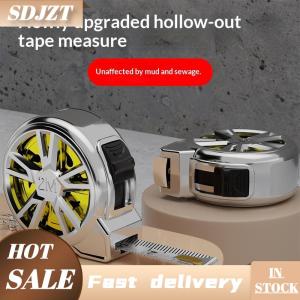 SDJZT 1pcs xách tay thép không gỉ Keychain Thiết kế hộ gia đình nhỏ công cụ đo lường cho Diy crafting và may 2 mét có thể thu vào băng biện pháp