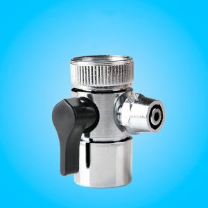 MUQZI Water Purifier Pipe Alloy Faucet Fittings Water Filter Accessories Adapter Diverter Single-cut Valve Tube Connector