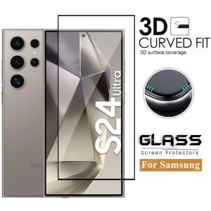 Dán kính cường lực màn hình Full 3D cho Samsung Galaxy S24 Ultra / S24 Plus / ss S24 hiệu Kuzoom Clear 3D độ cứng 9H mỏng 0.3mm phủ nano hạn chế bám vân tay công nghệ anti-Scratch độ cứng gấp 3 lần miếng dán thường