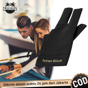 3 Jari Sarung Tangan Billiard Tangan Kiri Biliar Premium Profesional 3 Finger Billiard Glove Pool Cue Shooters Snooke Gloves