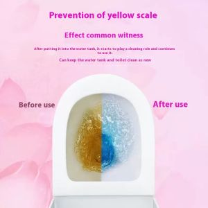 SeasTina บล็อกก้อนดับกลิ่นห้องน้ำสีฟ้าอันทรงพลังสำหรับกำจัดกลิ่นและคราบสกปรกให้ความสดชื่นยาวนาน