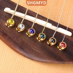 [COD] SHGMYD SPORTS หมุดสายกีตาร์อะคูสติก1ชิ้นหมุดทองเหลืองทองแดงสีสันสดใสสำหรับเปลี่ยนปลายเข็ม